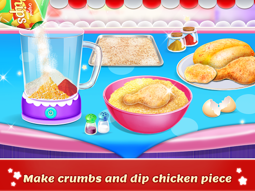 Fried Chicken Chef: Fast Food Maker - عکس برنامه موبایلی اندروید