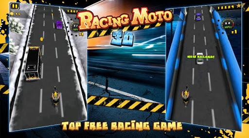 Racing Moto 3D - Gameplay image of android game