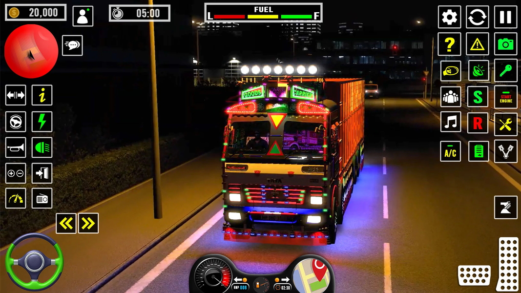 Indian Cargo Truck Sim Game ۳D - عکس بازی موبایلی اندروید