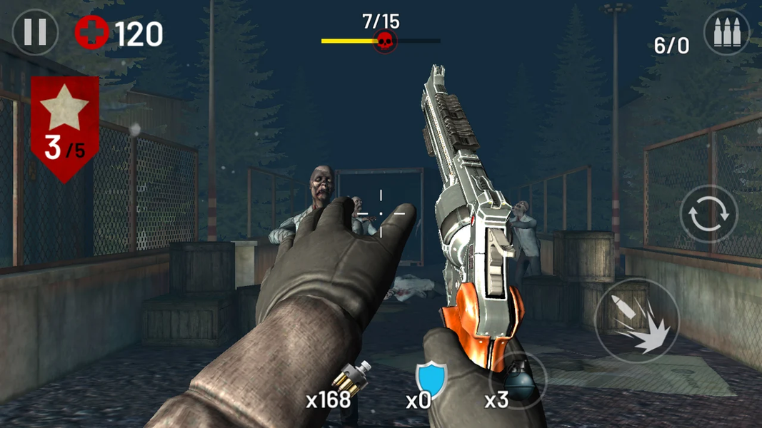 Zombie Hunter Fire - Gameplay image of android game