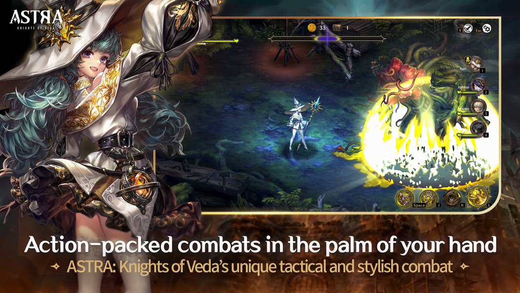 ASTRA: Knights of Veda - Gameplay image of android game