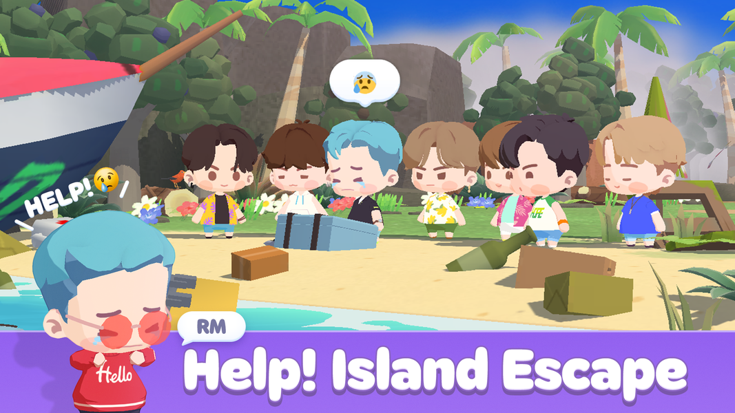 BTS Island: In the SEOM Puzzle - Gameplay image of android game