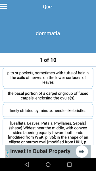 Botany Dictionary - عکس برنامه موبایلی اندروید