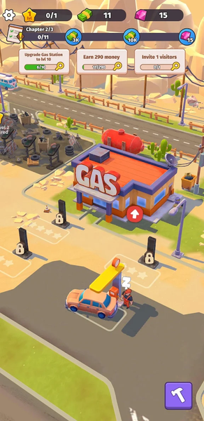 Roadside Empire: Idle Tycoon - Gameplay image of android game