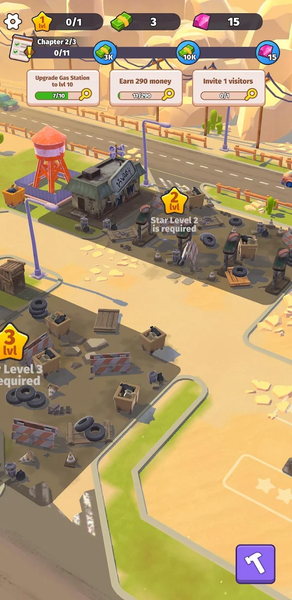 Roadside Empire: Idle Tycoon - Gameplay image of android game