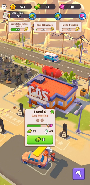 Roadside Empire - Gameplay image of android game