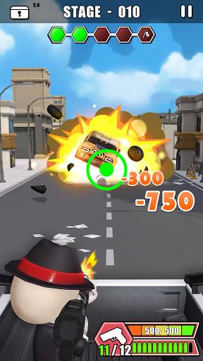 Shooting Car 3D - Gameplay image of android game