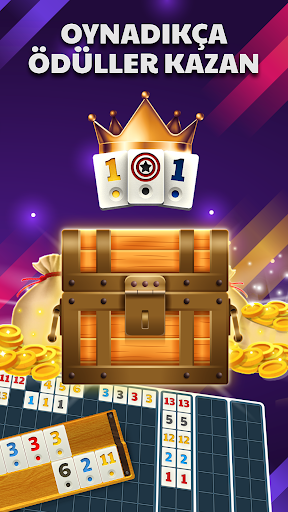 101 Okey - İnternetsiz - Gameplay image of android game