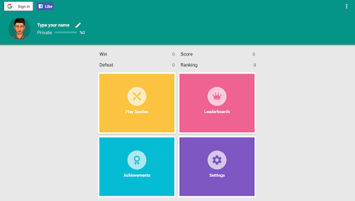 Spades - عکس بازی موبایلی اندروید