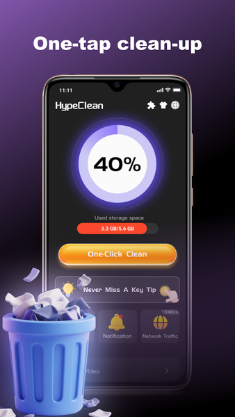 HypeClean : Phone Cleaner - عکس برنامه موبایلی اندروید