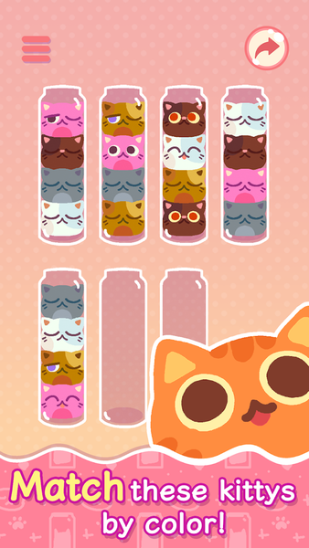Meow MixUp: Sorting Puzzle - عکس بازی موبایلی اندروید