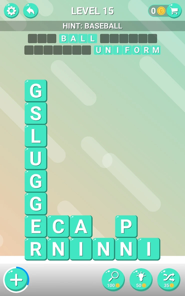 Word Blocks - Gameplay image of android game