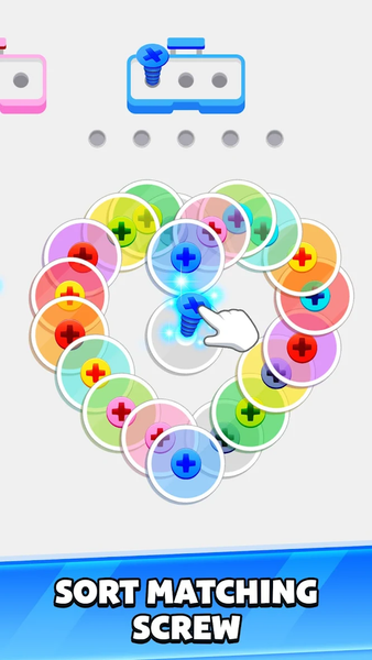 Bolt Screw: Nuts Jam Puzzle - Gameplay image of android game