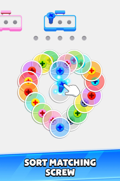 Bolt Screw: Nuts Jam Puzzle - Gameplay image of android game