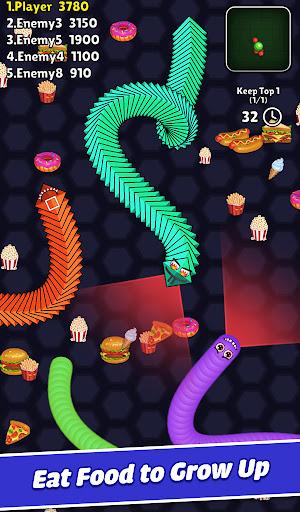 Worm io: Slither Snake Arena - Image screenshot of android app
