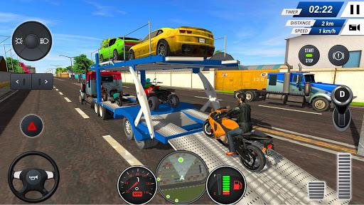 Car Transporter Truck Simulator Game 2019 - Gameplay image of android game