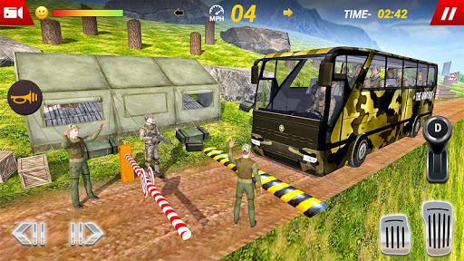 Army Bus Transport Duty 2019 - Gameplay image of android game