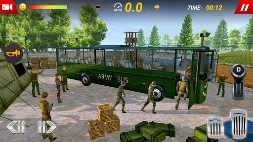 Army Bus Transport Duty 2019 - Gameplay image of android game