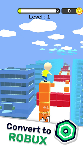 Surfing Blocks! - Robux - Roblominer - Gameplay image of android game