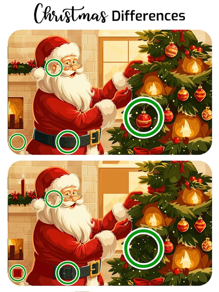 Christmas Differences - عکس بازی موبایلی اندروید