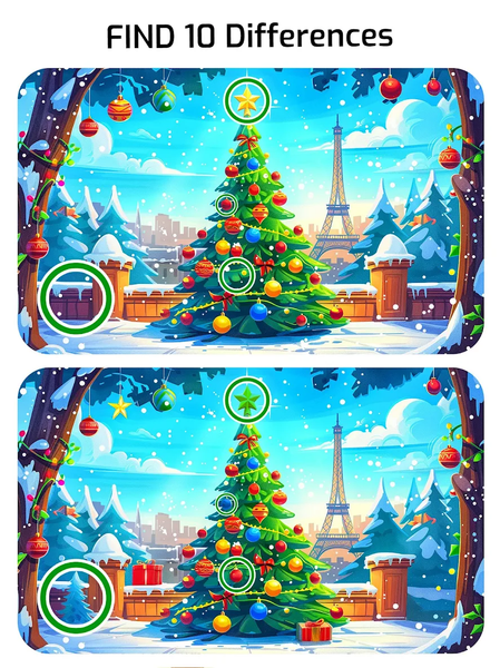 Christmas Differences - عکس بازی موبایلی اندروید