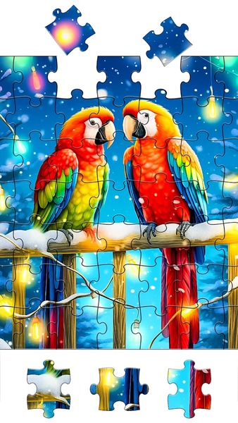 Christmas Puzzles - عکس بازی موبایلی اندروید