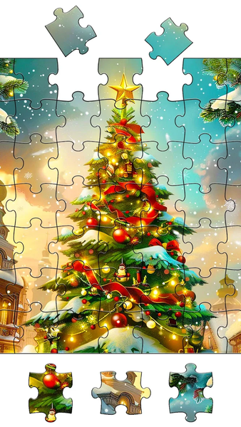 Christmas Puzzles - عکس بازی موبایلی اندروید