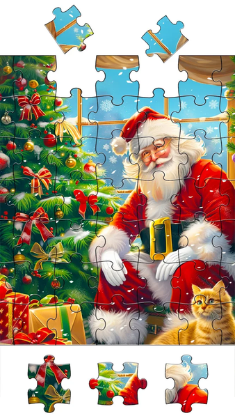 Christmas Puzzle Games - Gameplay image of android game