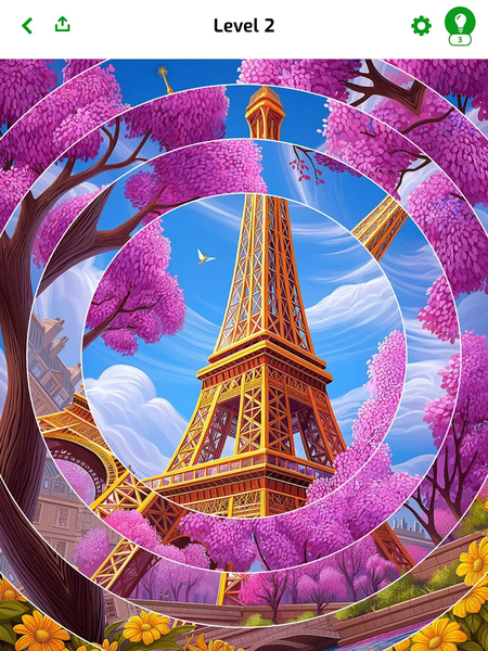 Slide Puzzle - Fun Games - عکس بازی موبایلی اندروید