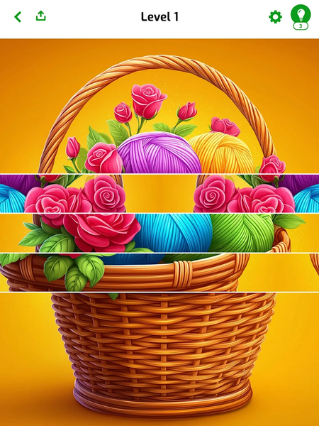 Slide Puzzle - Fun Games - عکس بازی موبایلی اندروید