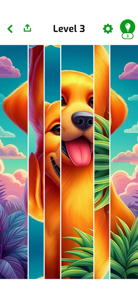 Slide Puzzle - Fun Games - عکس بازی موبایلی اندروید