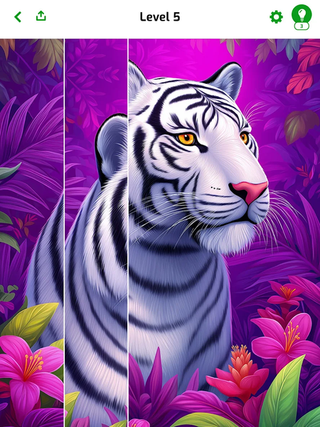 Slide Puzzle - Fun Games - عکس بازی موبایلی اندروید