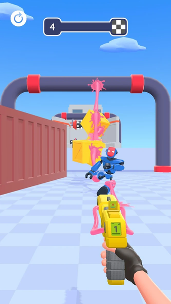 Tear Them All: Robot fighting - Gameplay image of android game
