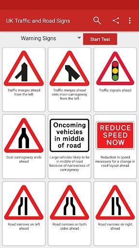 UK Traffic and Road Signs - Image screenshot of android app