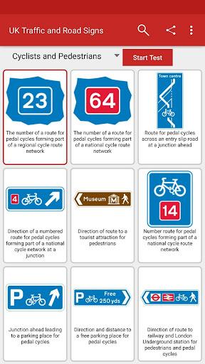 UK Traffic and Road Signs - Image screenshot of android app