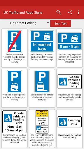 UK Traffic and Road Signs - Image screenshot of android app