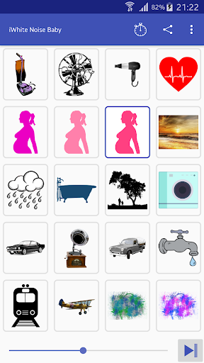 iWhite Noise Baby Sleep Sound - Image screenshot of android app