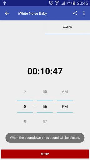iWhite Noise Baby Sleep Sound - Image screenshot of android app