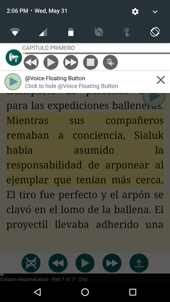 @Voice Floating Button Plugin - عکس برنامه موبایلی اندروید