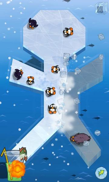 Slice Ice - Gameplay image of android game