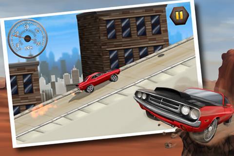 StuntCarChallenge - Gameplay image of android game