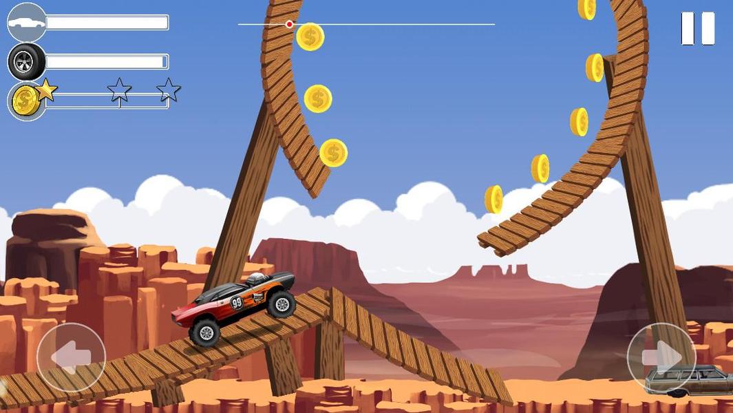 Monster Car Stunts - Gameplay image of android game