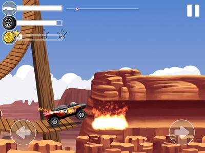 Monster Car Stunts - عکس بازی موبایلی اندروید