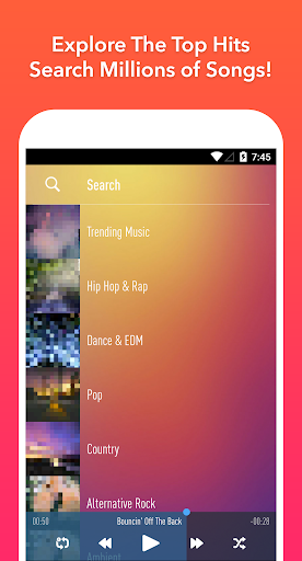 SongFlip Music Streamer Player - Image screenshot of android app