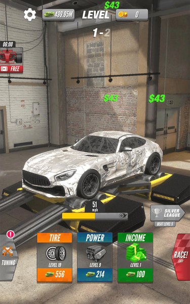 Dyno 2 Race - Car Tuning - Gameplay image of android game