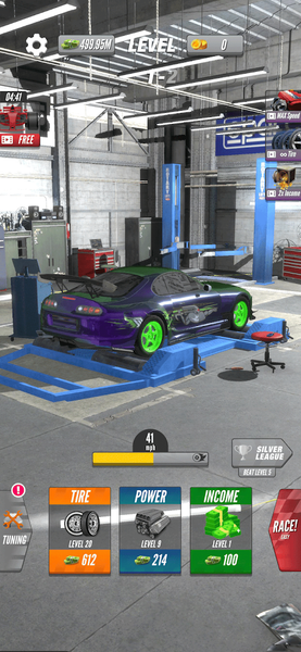 Dyno 2 Race - Car Tuning - Gameplay image of android game