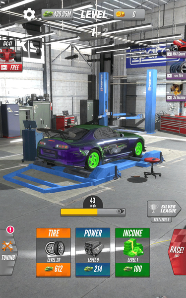 Dyno 2 Race - Car Tuning - Gameplay image of android game