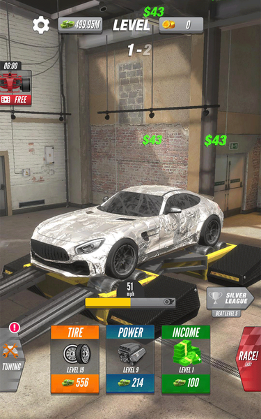 Dyno 2 Race - Car Tuning - Gameplay image of android game