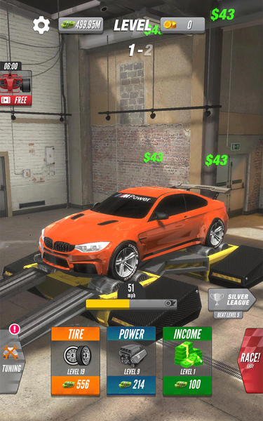 Dyno 2 Race - Car Tuning - Gameplay image of android game