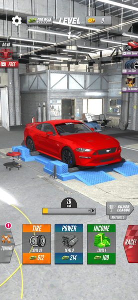 Dyno 2 Race - Car Tuning - Gameplay image of android game